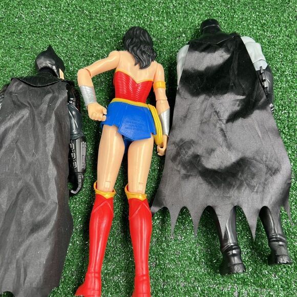 Justice League Action Figures 12" Lot 5 Batman Superman Robin Wonder Woman Flash - Picture 12 of 12
